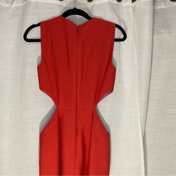BCBGMAXAZRIA Kathryne Women's Size 4 Poppy Bow Dress $298 - Picture 9 of 15